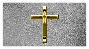DSC700 510 GD SH SL Gold Single Cross Shimmer Silver Background
